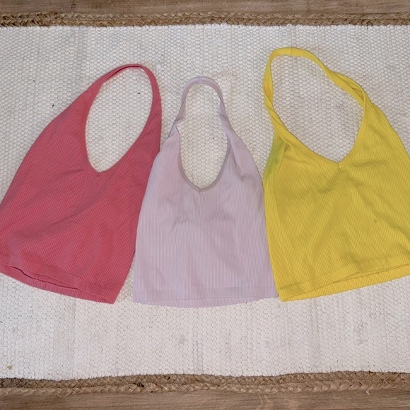 Urban Outfitters Tops - Urban Outfitters Pink, Lavender, and Yellow Tank Tops